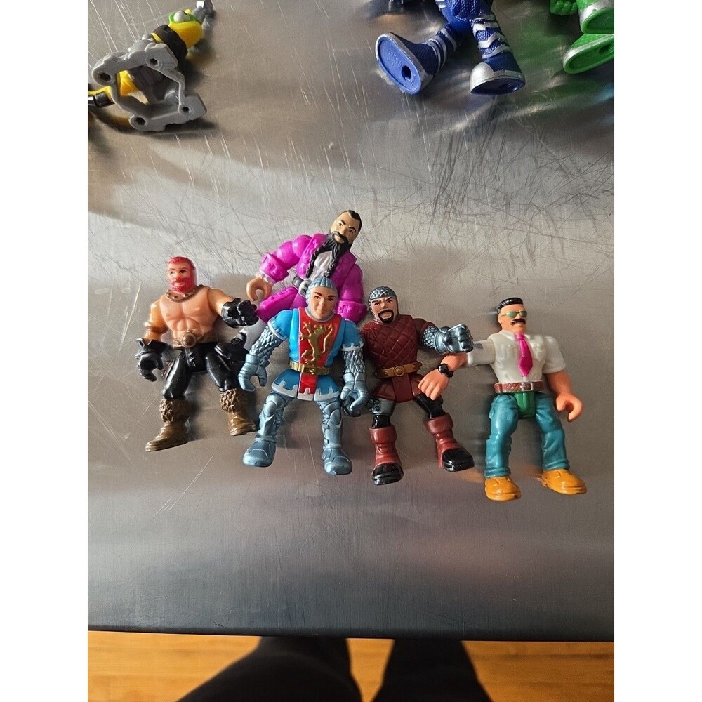 VTG Fisher-Price Imaginext Castle Knights Figures Lot 4 Figures Free Man